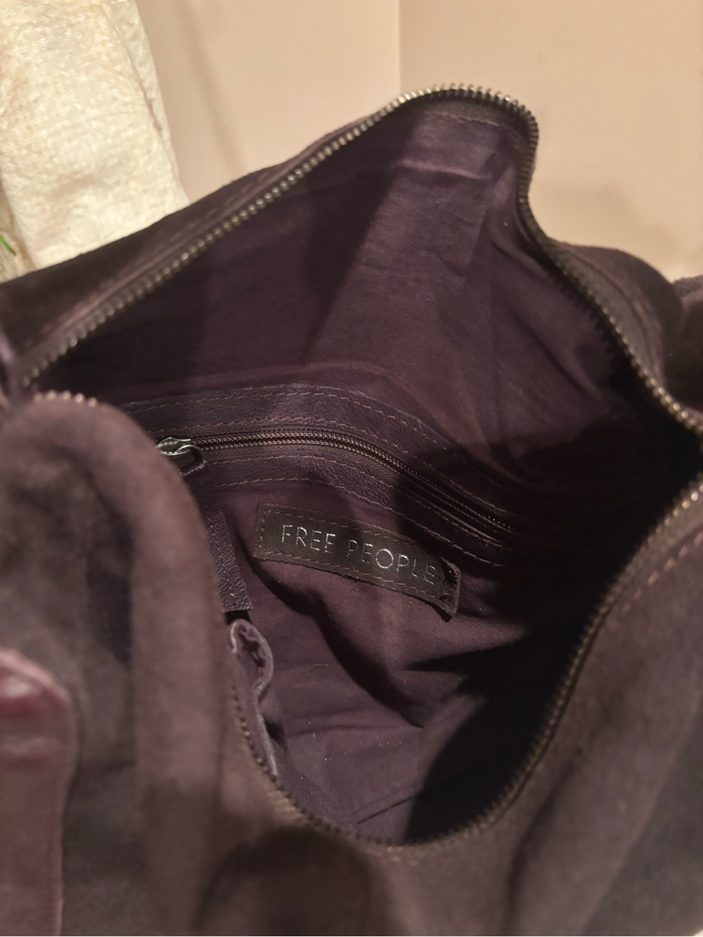 Free people boxy brown bag - Picture 6 of 8